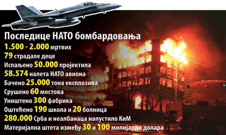 You are currently viewing Ово зло не смемо никада заборавити. НАТО је највеће ЗЛО данашњице које је узело више људских живота од свих болести у свету.